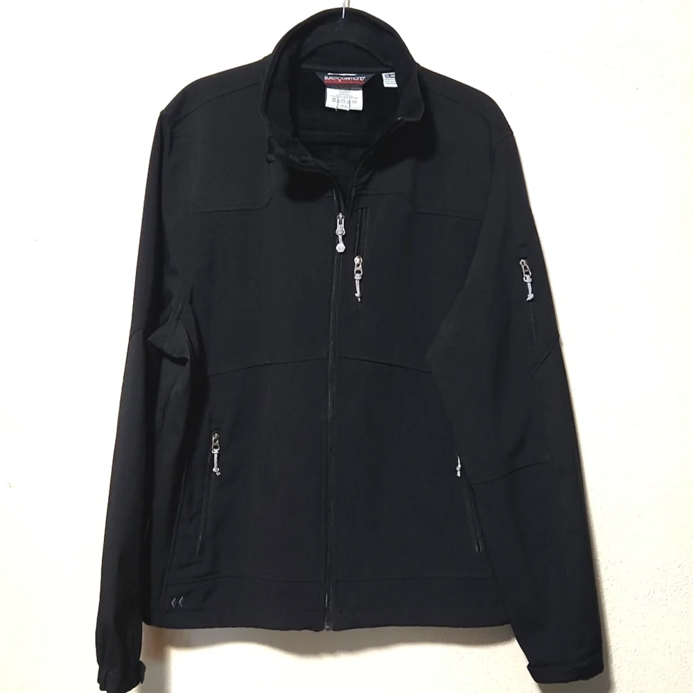 Black Diamond Double Diamond Men's Black Zip Up Jacket Size XL EUC